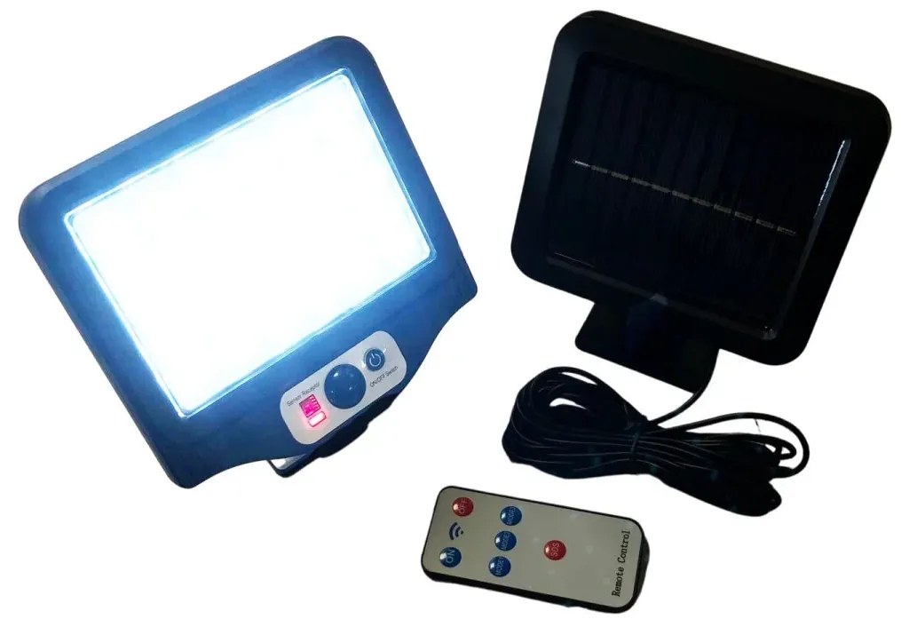 Solárna nástenná lampa so solárnym panelom WORTH AIR W-780-7