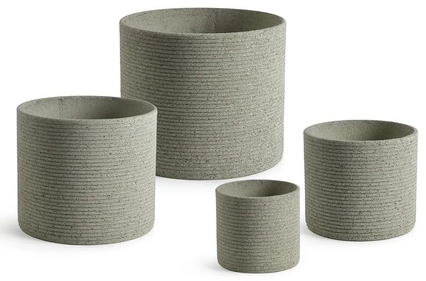 Kvetináč M101599 béžová žula 19x17 cm