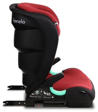 Lionelo - Autosedačka NEAL i-Size 100-150 cm Vínovočervená