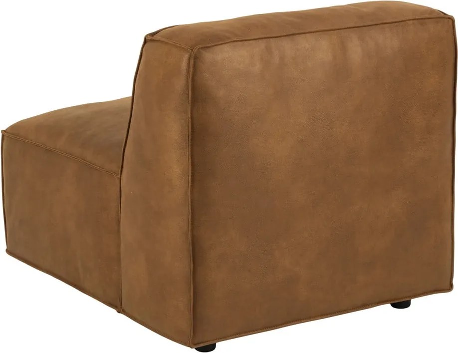 Koňakovohnedý modul pohovky (stredový diel) Fairfield Kentucky – Bonami Selection