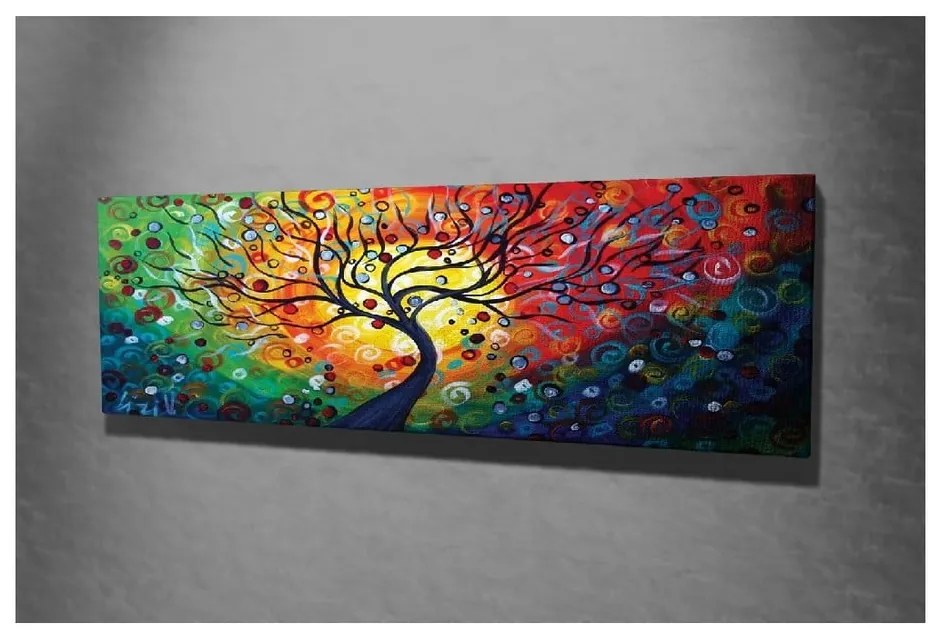 Nástenný obraz na plátne Tree, 80 × 30 cm