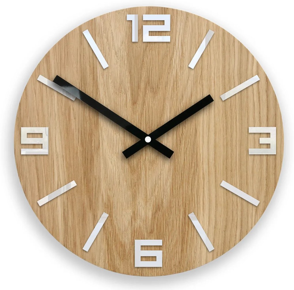 Dřevěné nástěnné hodiny Arabic 33 cm - výber z 12 prevedení