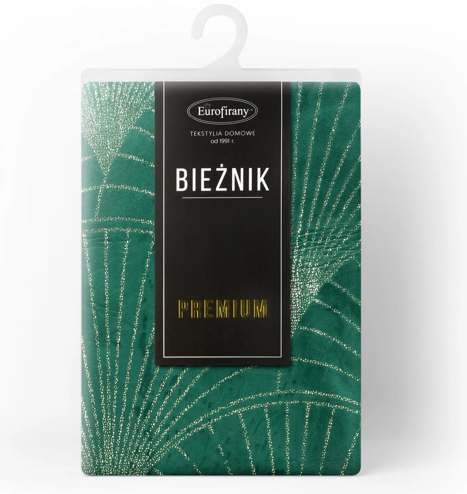 OBRUS BLINK 14 35X140 CM TMAVOZELENÝ
