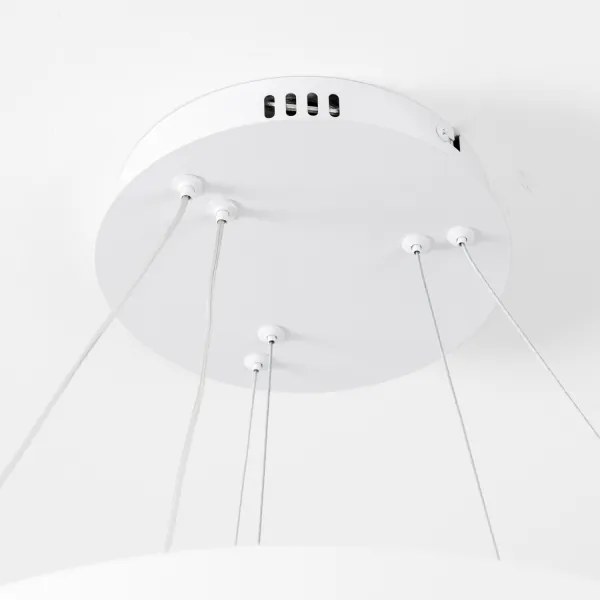 Brilagi - LED stmievateľný luster na lane FALCON SLIM LED/68W/230V pr. 50 cm biela + DO