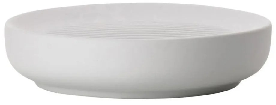 Svetlosivý kúpeľňová miska na mydlo z kameniny Zone Soft Grey