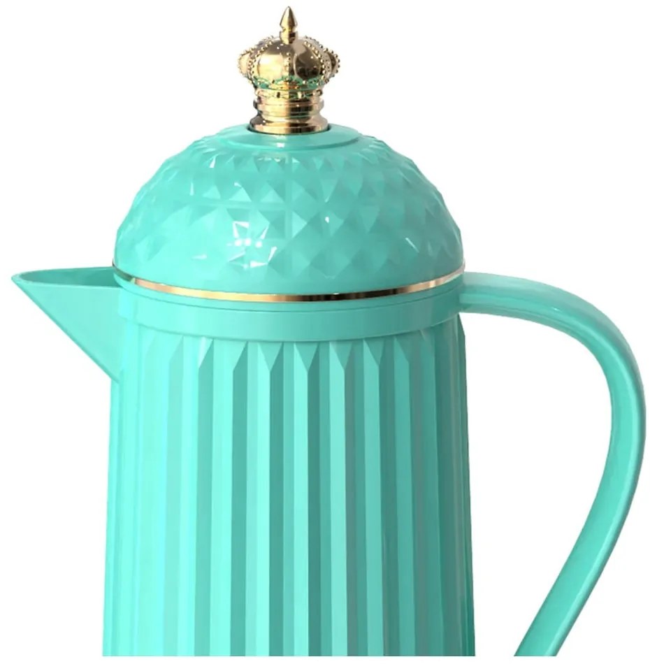 Tyrkysovomodrá termoska 920 ml Crown – PT LIVING