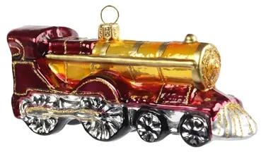 Vianočná dekorácia lokomotíva