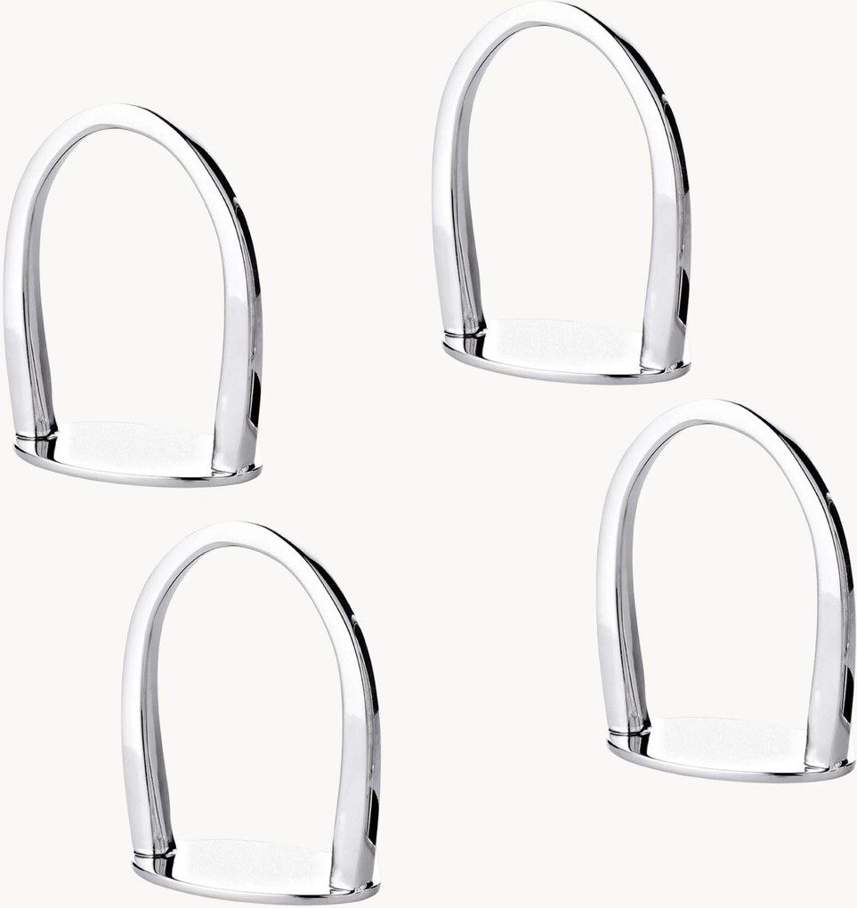 Ručne vyrobené krúžky na obrúsky Steigbügel, 4 ks