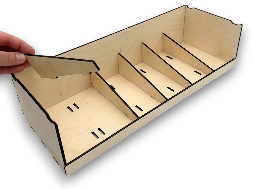 usporadejto.cz Stohovateľný organizér na čajové vrecúška aj krabičky, 5 variabilných priehradiek VASKY Cenové rozpätie: cena za 2ks