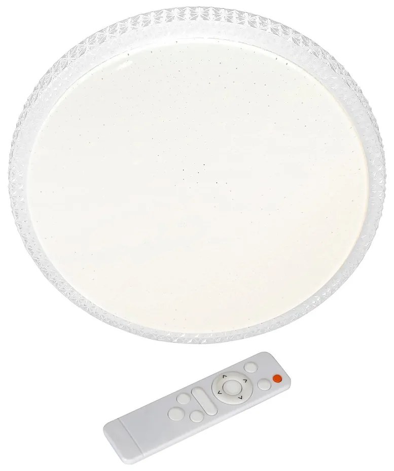 Stropné LED svietidlo Cruz, 1x LED 40w, 3000-6000k, w, s ovládačom
