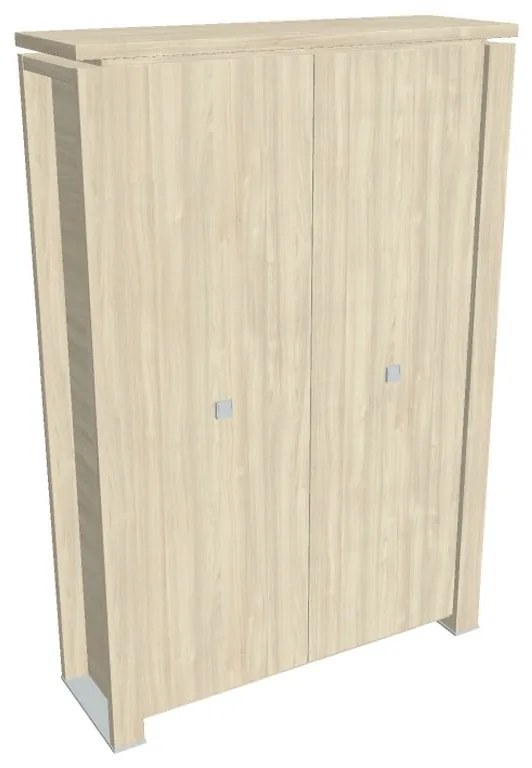 Vysoká skriňa Verno+ 140 x 46 x 210 cm, agát