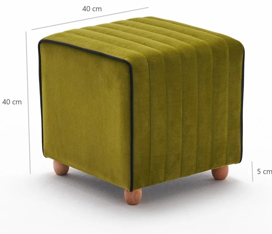 Stolička Mona Pouf Green