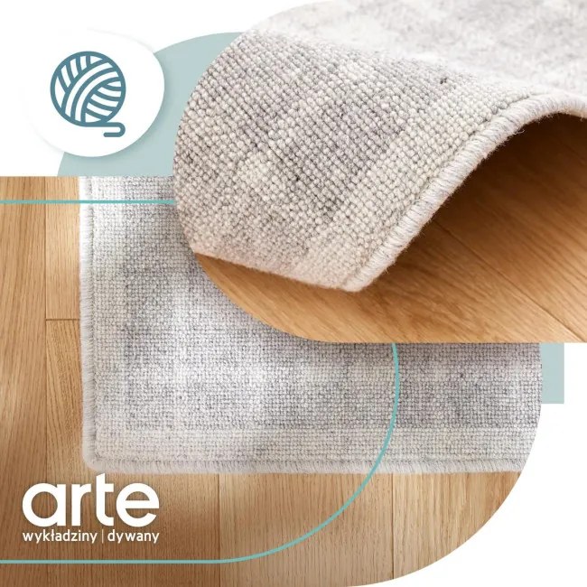 Koberec Agnella Noble Pano svetlosivý