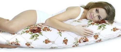 Bellatex Obliečka na relaxačný vankúš Ruže hnedá, 50 x 145 cm