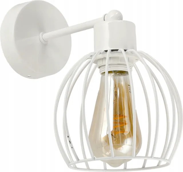 BERGE LED nástenné svietidlo - 1xE27 DRUCIAN WHITE