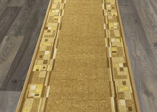 Koberce Breno Behúň BOMBAY 35, šíře role 67 cm, hnedá, viacfarebná