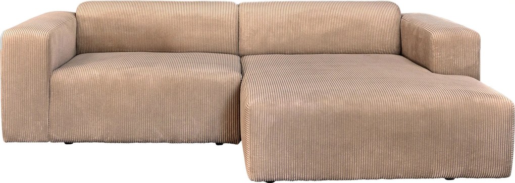 XXXLutz ROHOVÁ SEDAČKA, textil, svetlohnedá P & B - Sedačky - 002330003302
