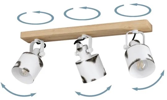 Eglo 43923 - Bodové svietidlo KILBURN 3xE27/40W/230V