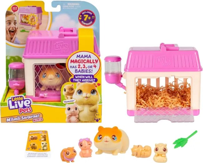 Little Live Pets Mama Surprise Minis Škrečky Moose 26626