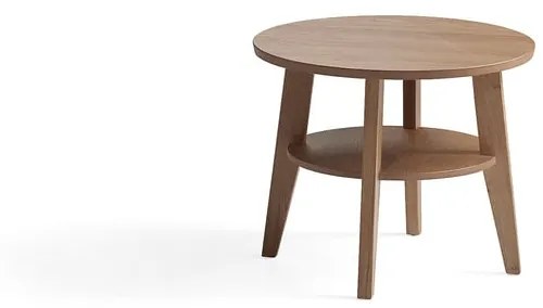 Konferenčný stolík HOLLY, Ø 600x500 mm, dub