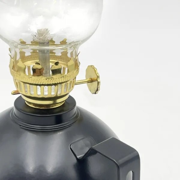 Brilagi - Petrolejová lampa MERLIN čierna