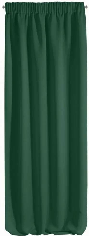 Zelený zatemňovací záves so zavesením na štipce 135 x 270 cm