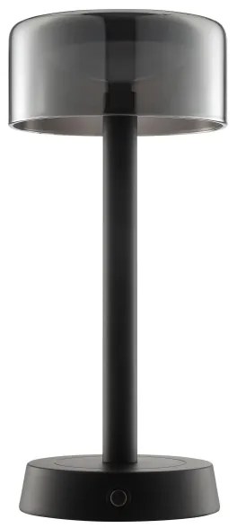 Brilliant - LED stmievateľná nabíjateľná dotyková stolná lampa RAZOR LED/2,5W/5V 2700K IP44 čierna