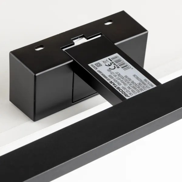 Aigostar - LED zrkadlové osvetlenie do kúpeľne LED/12W/230V 4000K 60 cm IP44 čierne