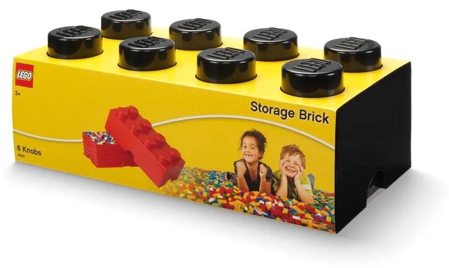 Čierny úložný box LEGO®