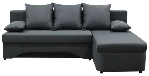 Unive. rozkladacia rohová sedacia súprava s úložným priestorom v tvare L ALMEIDA antracit