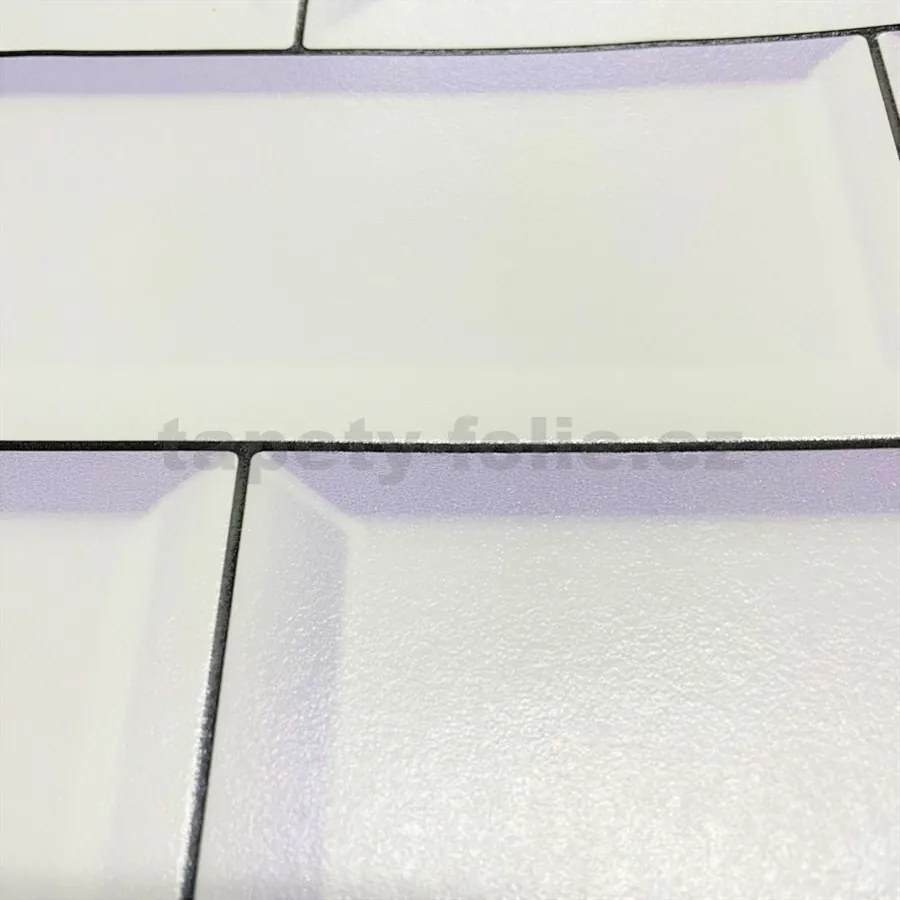 Dekoratívny obklad na stenu Ceramics 270-0171, rozmer 67,5 x 20 m, Metro biely, D-C-WALL CERAMICS