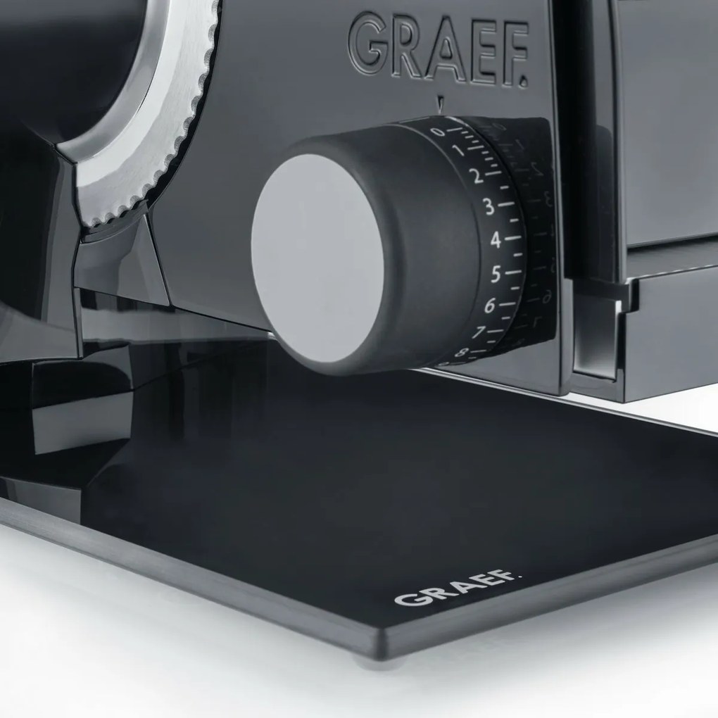 Graef STYLE S 12002 elektrický krájač, čierna