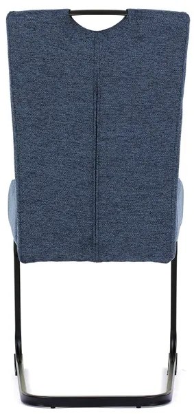 Autronic BONTEC Jedálenská stolička, modrá, látka, DCL-E2008 BLUE2 Farba: Modrá