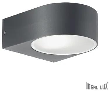 IDEAL LUX Vonkajšie nástenné svietidlo IKO, antracitové