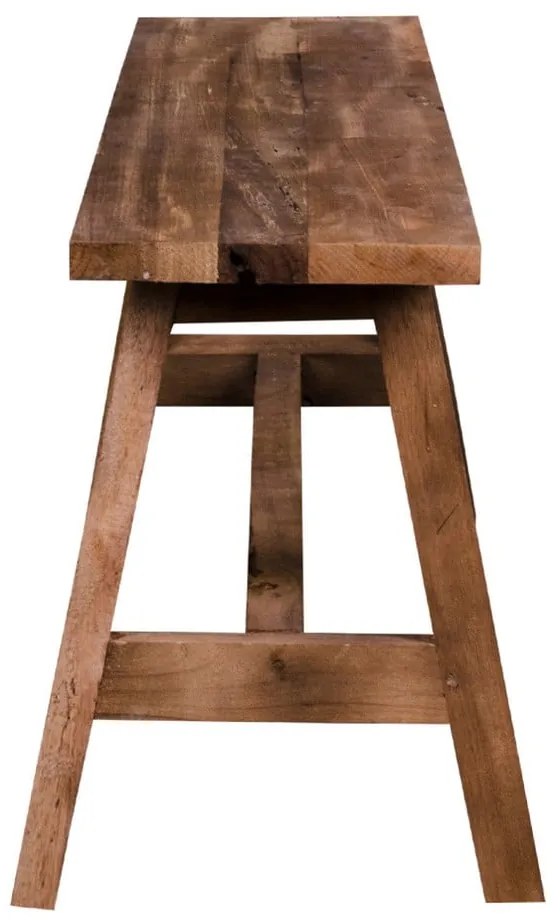 Hnedá drevená záhradná lavica Barcelona – House Nordic