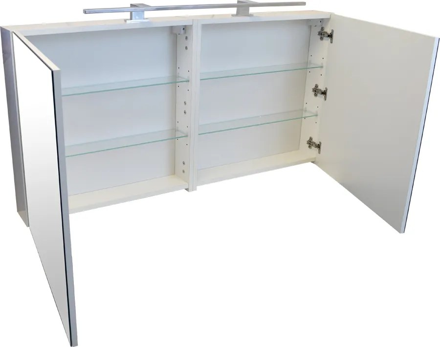 Comodo Zrkadlová skrinka Montana 120 ZS LED-CR s osvetlením Any LED 80 CR, chróm