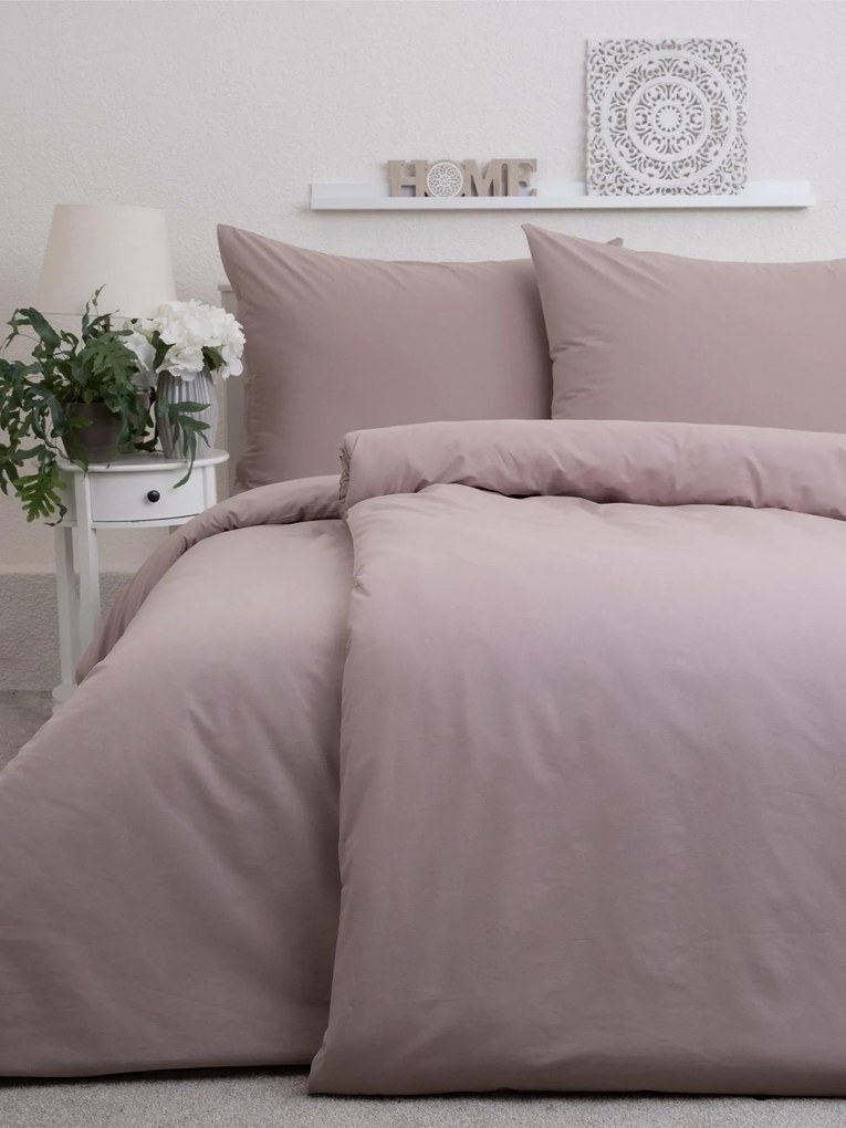 Francúzské bavlnené obliečky Renforcé – Jasmine cappuccino