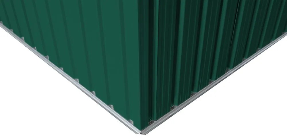 Záhradný domček BestBerg ZDB-7Z / 7,2 m² / 301 x 238 x 214 cm / zelený