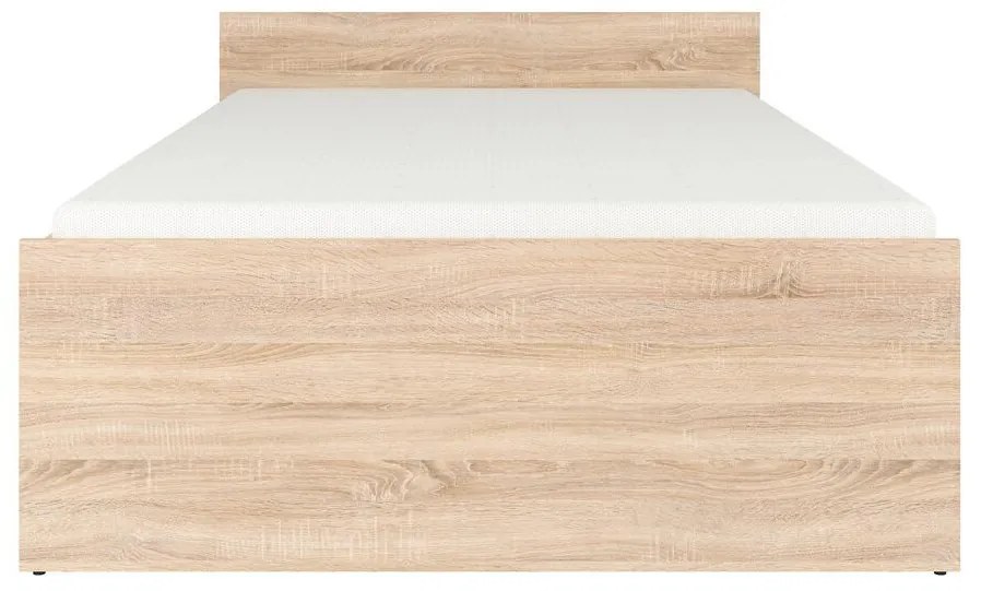 Jednolôžková posteľ 120 cm BRW Nepo Plus 10 (dub sonoma) . Akcia -31%. Vlastná spoľahlivá doprava až k Vám domov. 1098318