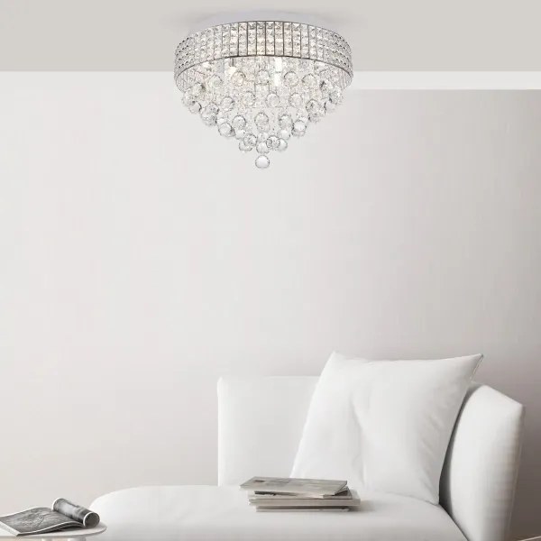 Zuma Line 19027-M - Stropné svietidlo CAPRI 6xG9/25W/230V chróm