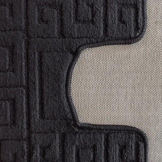 Sada kúpeľňových koberčekov Montana Ethnic čierna