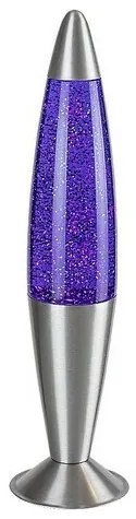 Rabalux 76115 dekoratívna lávová LED lampa Glitter2, fialová