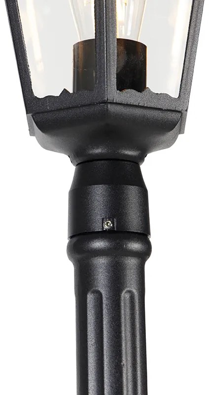 Inteligentný vonkajší lampáš čierny 200 cm IP44 vrátane Wifi ST64 - Havana