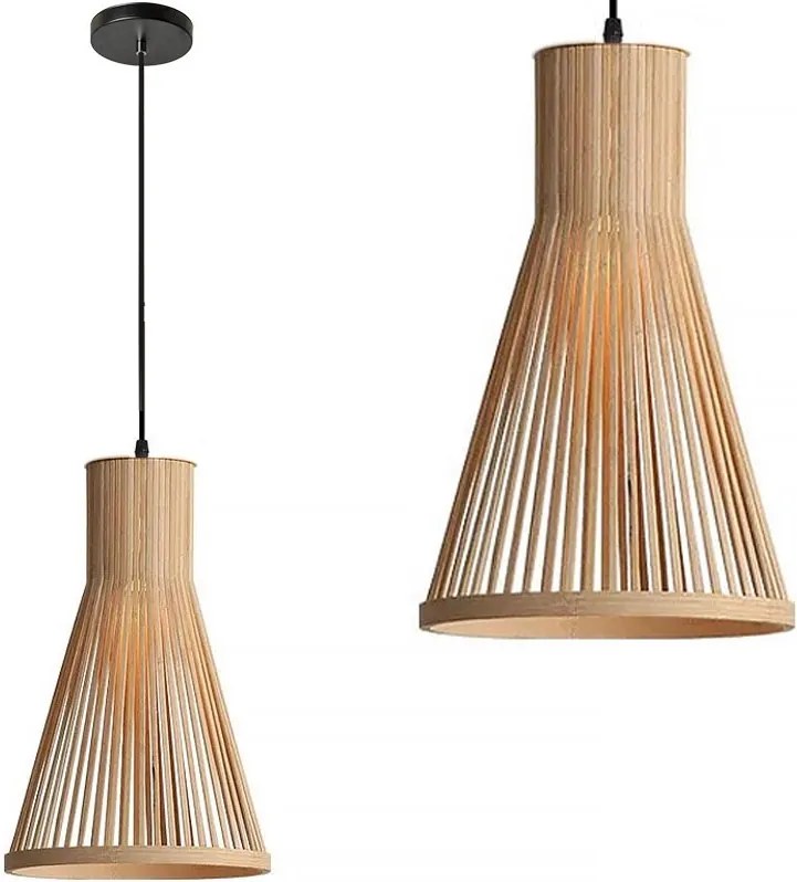 Závěsný lustr APP1271-1CP přírodní