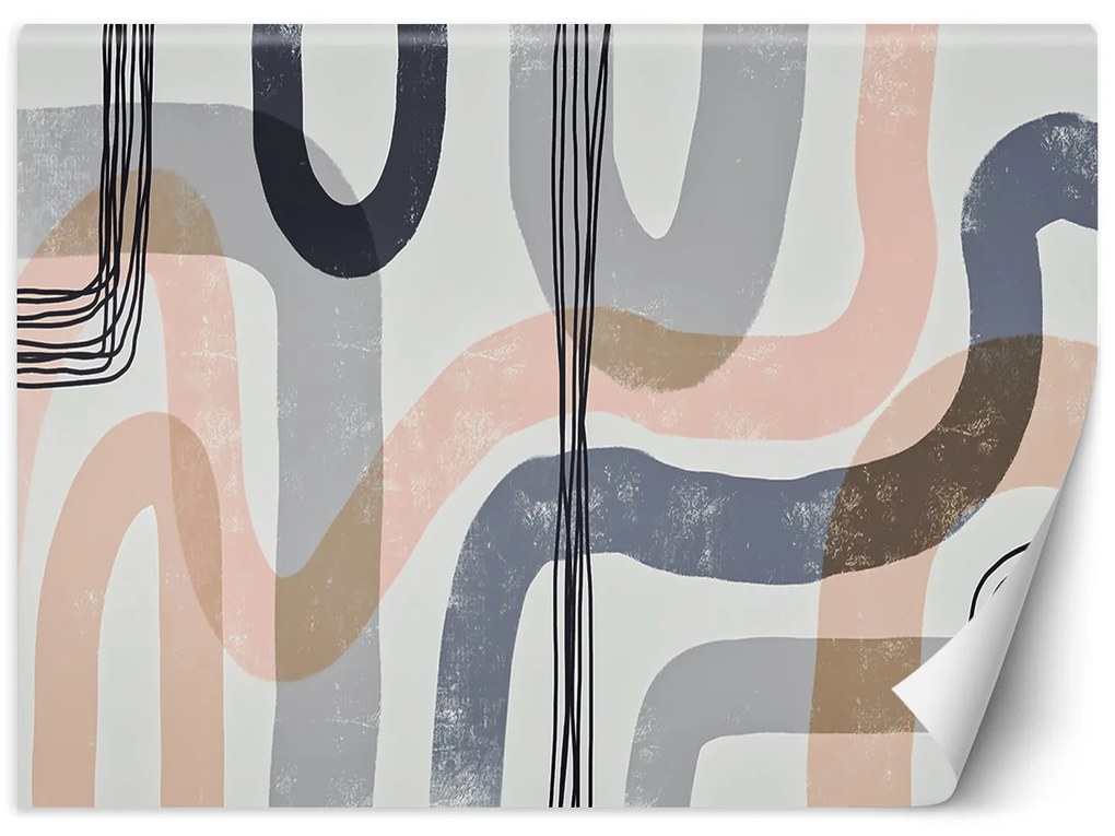 Gario Fototapeta Béžové línie Boho - Andrea Haase Materiál: Vliesová, Rozmery: 150 x 105 cm