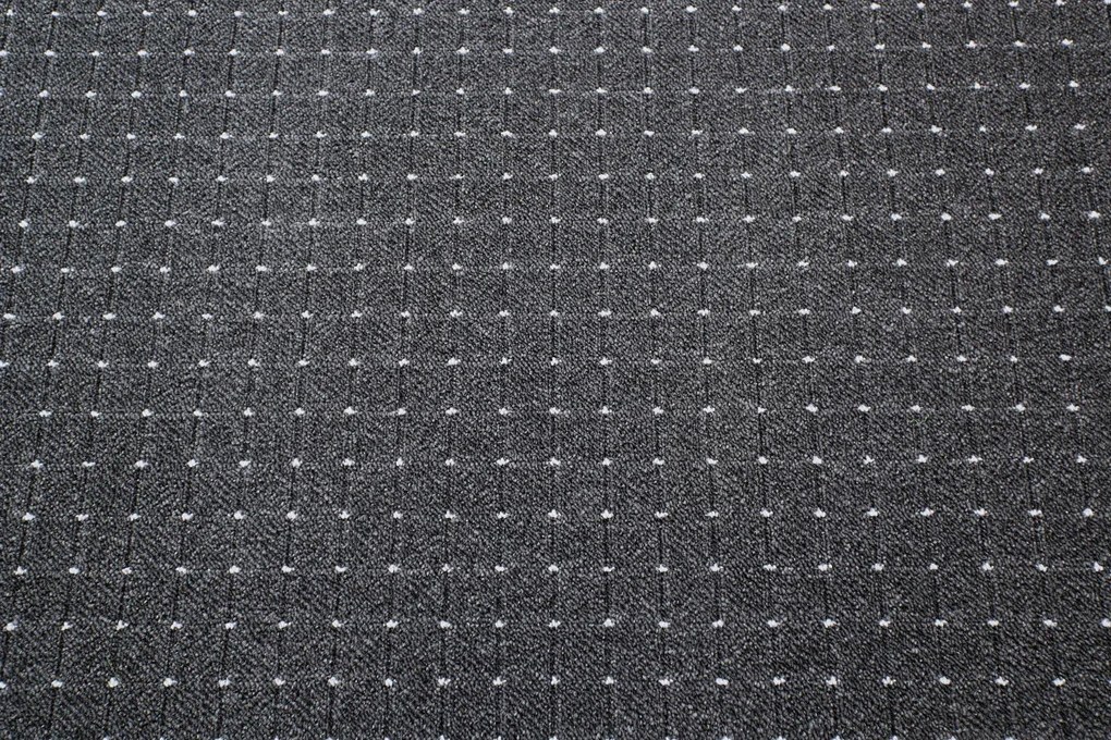 Condor Carpets, Koberec metráž Udinese antracitový - neúčtujeme odrezky z role, na mieru, šíře 4m,na mieru, neúčtujeme odrezky, čierna, filc, chodba / predsieň
