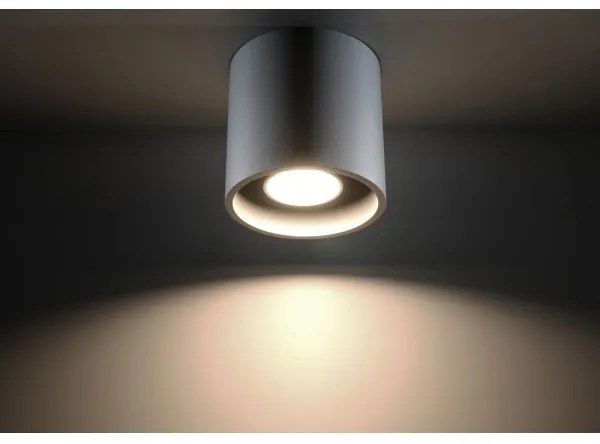 Sollux SL.0018 - Bodové svietidlo ORBIS 1 1xGU10/10W/230V šedá
