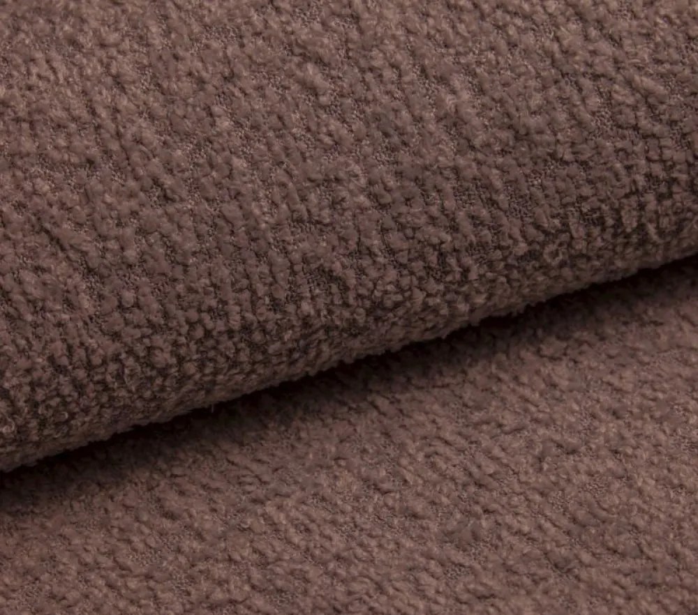 Pohovka John, ružová látka so štruktúrou