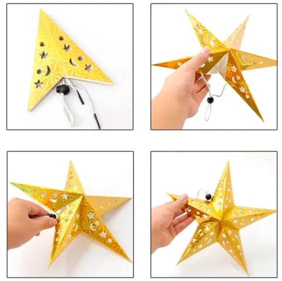 Vianočná dekorácia LED Hviezda SY-002