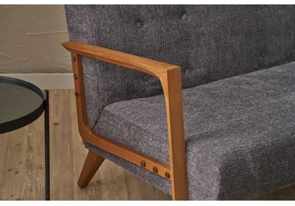 Dvojmiestna pohovka TUMI sivá